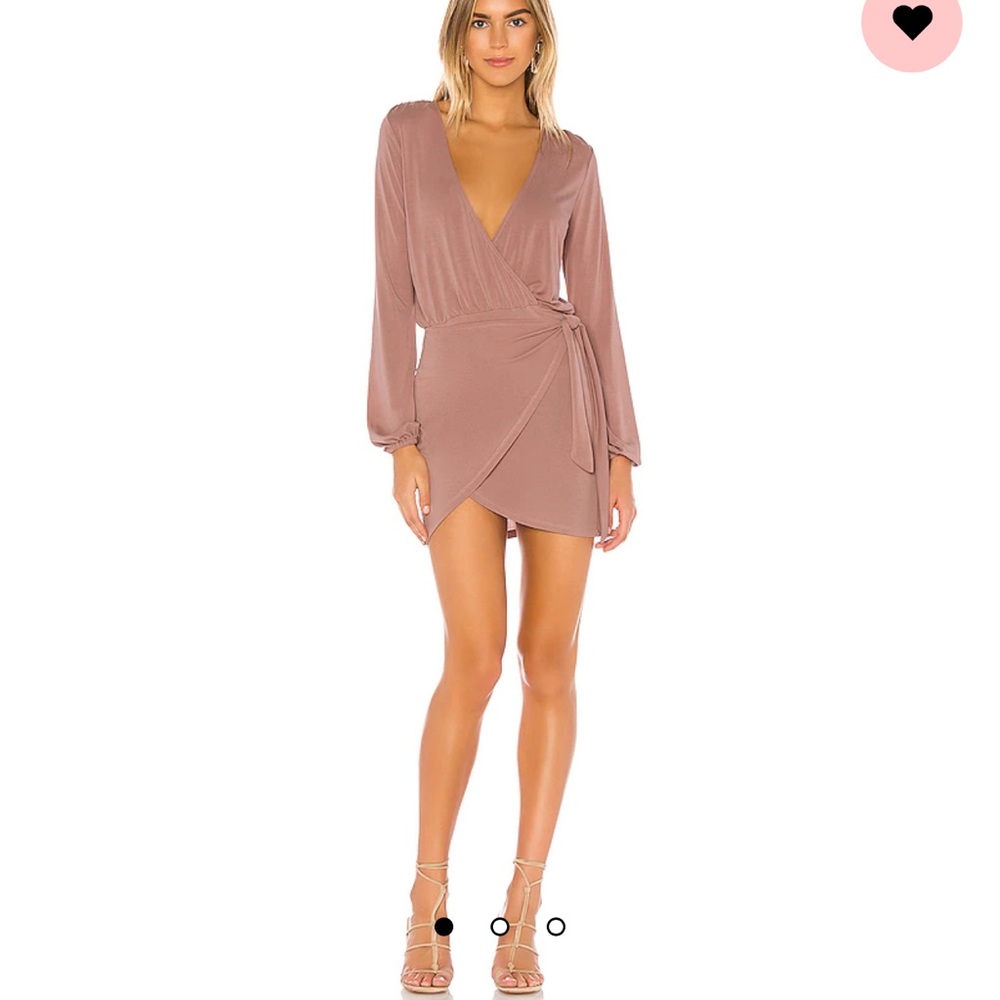 REVOLVE Lovers and Friends Emmy Dress in mauve, size medium